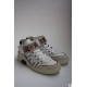 Pantofi sport din piele, cu top inalt