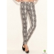 Blugi skinny strech cu print piton