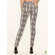 Blugi skinny strech cu print piton