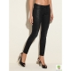 Blugi skinny strech cerati, cu efect "piele de sarpe"