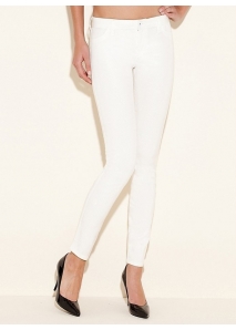 Blugi skinny strech cerati, cu efect "piele de sarpe"