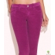 Blugi ultra skinny stretch din catifea reiata