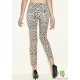 Blugi skinny strech cu print piton