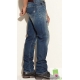 Blugi slim cu aspect uzat