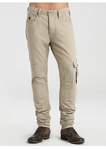 Pantaloni slim cu buzunare cargo