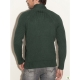 Pulover jacheta cu maneci raglan si fermoar lung intr-o parte