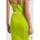 Rochie pana la genunchi, cu corset push-up