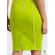 Rochie pana la genunchi, cu corset push-up