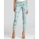 Blugi skinny cu imprimeu floral