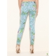 Blugi skinny cu imprimeu floral