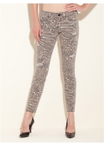 Blugi skinny animal-print