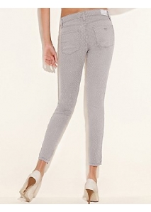 Blugi ultra skinny cu imprimeu sarpe
