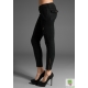 Pantaloni ultra skinny cu buzunare cargo si aspect de piele