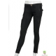 Pantaloni ultra skinny cu buzunare cargo si aspect de piele