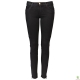 Pantaloni ultra skinny cu cusaturi moto si aspect de piele