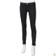 Pantaloni ultra skinny cu cusaturi moto si aspect de piele