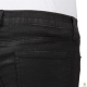 Pantaloni ultra skinny cu cusaturi moto si aspect de piele
