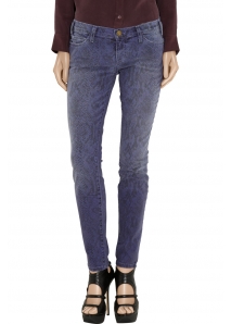 Blugi skinny pana la glezne, imprimati