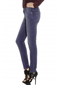 Blugi skinny pana la glezne, imprimati