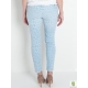 Blugi skinny pana la glezne, animal-print