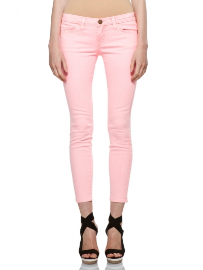Blugi skinny pana la glezne, colorati, neon