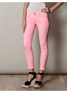 Blugi skinny pana la glezne, colorati, neon