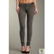 Pantaloni subtiri ultra skinny, cu talie elastica si cusaturi curbate