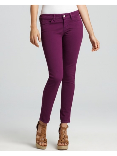 Blugi skinny pana la glezne, colorati