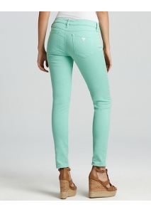 Blugi skinny pana la glezne, colorati