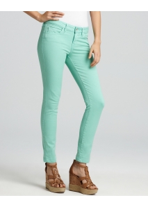 Blugi skinny pana la glezne, colorati