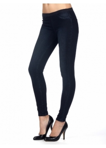 Lot basic - blugi skinny, pana la glezne si colanti din denim subtire
