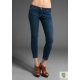 Lot basic - colanti din denim cu buzunare cargo RICH&SKINNY si blugi skinny 3/4 CURRENT/ELLIOTT