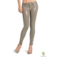 Blugi skinny, ultra glossy, cu aspect de piele