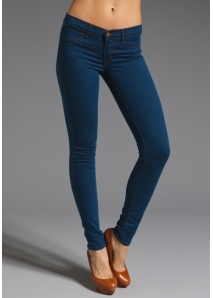 Colanti ultra skinny din denim subtire
