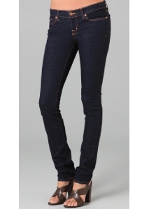 Blugi skinny, ultra glossy, cu aspect de piele