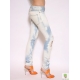 Blugi skinny decolorati, cu rupturi