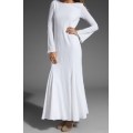 Rochie maxi decupata adanc la spate