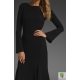 Rochie maxi decupata adanc la spate