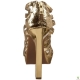 Sandale din piele cu platforma, gladiator