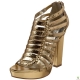Sandale din piele cu platforma, gladiator