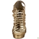 Sandale din piele cu platforma, gladiator