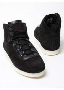 Ghete sport din piele, cu elemente hiker