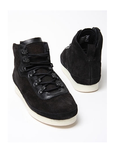 Ghete sport din piele, cu elemente hiker