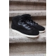 Ghete sport din piele, cu elemente hiker