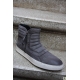 Ghete cu cusaturi moto, super slim, din piele