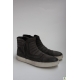 Ghete cu cusaturi moto, super slim, din piele