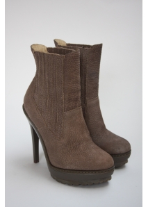 Botine din piele nubuck