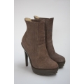 Botine din piele nubuck