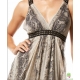 Rochie maxi din matase, cu print "piele de sarpe"