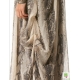 Rochie maxi din matase, cu print "piele de sarpe"